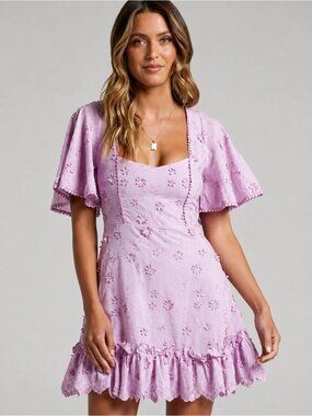 Showpo Fancy A Spritz Lilac Mini Dress, 4